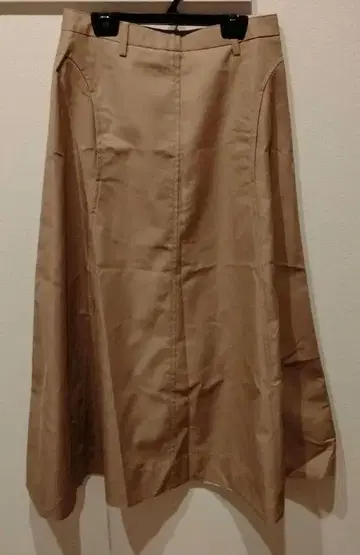 새상품 IENA 베이지 롱 스커트 사이드 포켓 가을 겨울