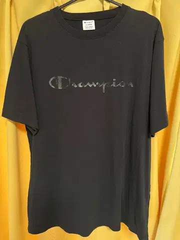 Champion 블랙 T셔츠 X-LARGE