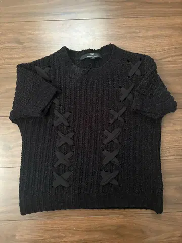 Elisabetta Franchi 블랙 니트 40 엘리자베타 프란치