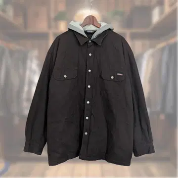 Dickies 덕 자켓 충전솜 집업 후드 데미지