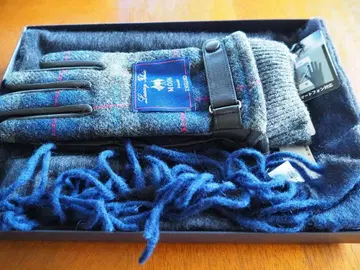 [ 미사용 새상품 ] 장갑 & 머플러 Drake's