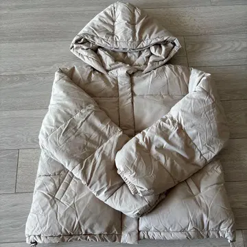 여성용 충전솜 점퍼 베이지