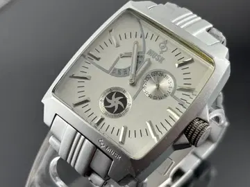 배터리 교체 완료 남성용 쿼츠 MUSK 알루미늄 MA-2164 작동 양호