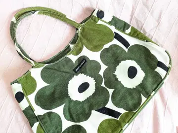 [ marimekko ] 한정 컬러 우니코 토트백 그린