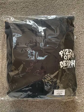 PIZZA ZIP HOODIE 블랙 M
