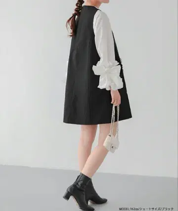 핏모어 fitmore 포켓 튤 프릴 점프 스커트