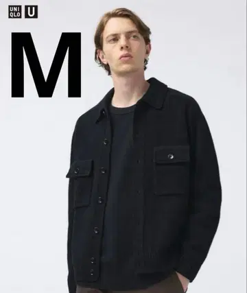 새상품급 UNIQLO U 라무 니트 자켓 블랙 M