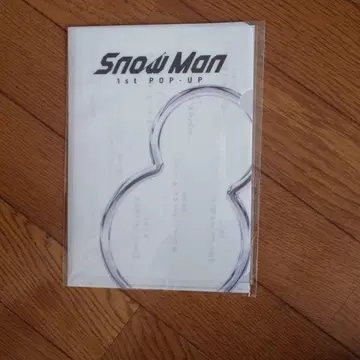 Snow Man POPUP 타이베이 미니 포스터 L 홀더 세트