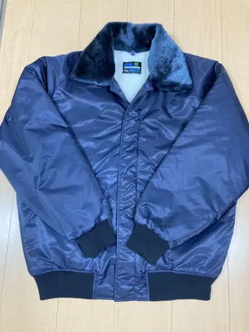 미도리 안전 방한 나일론 파일럿 점퍼 네이비 3L