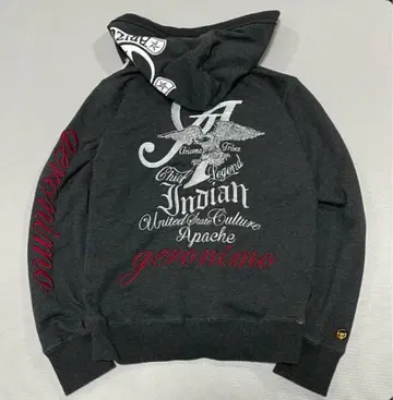 00s y2k 자수 지퍼 후드티 헤이세이 시크 스타일 B계 페어리 그런지