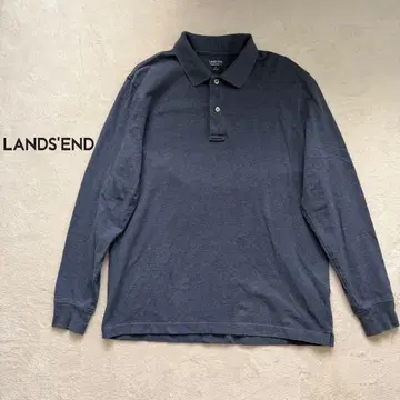 LANDS'END 란즈엔드 구제 의류 피케 셔츠 긴팔 빈티지 L