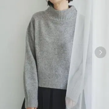 F by ROSSO 해밀턴 크롭 하이넥 니트