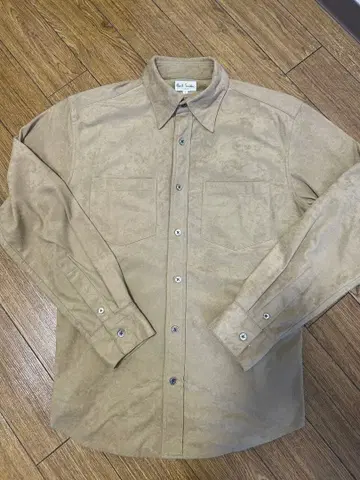 새상품급 Paul Smith 베이지 긴팔 셔츠 S