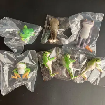 개구리 가챠가챠 세트