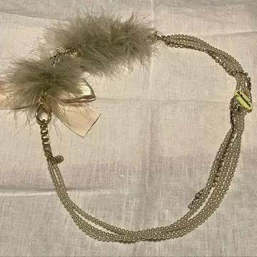 GURI GURI 목걸이 펄 리본