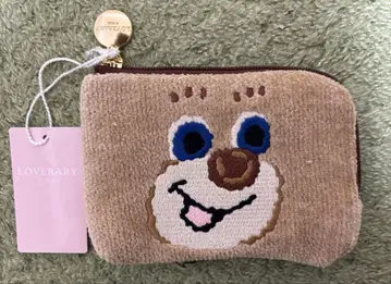 미사용 새상품 러브리 바이 페이러 도업 테디 L자 파우치