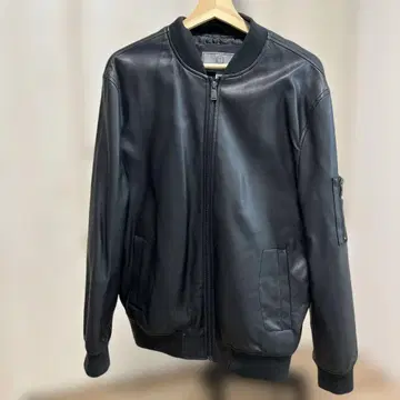 블랙 가죽 자켓 집업 bostorharbour
