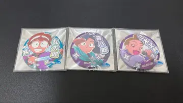 닌타마 란타로 가라오케 철인 캔뱃지 3개 세트