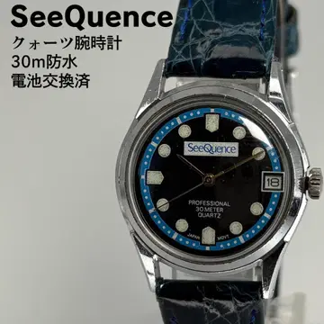 SeeQuence 시퀀스 쿼츠 손목시계 30m 방수 배터리 교환 완료