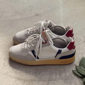 Lacoste 캐주얼 스니커즈 화이트/네이비/레드