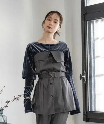 mideal 테일러드 튜닉 뷔스티에