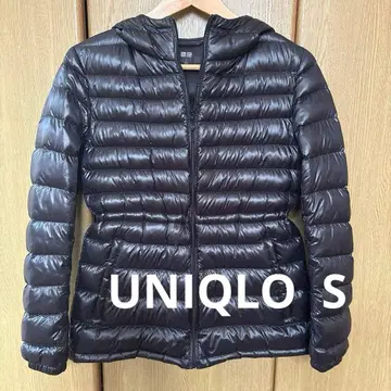 UNIQLO 유니클로 울트라 라이트 다운 자켓 후드 부착 블랙 S