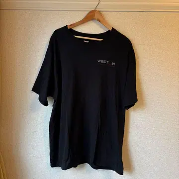 Hanes 블랙 T셔츠 2XL