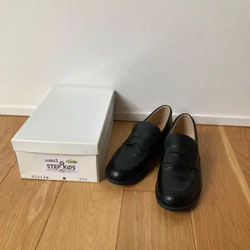 STEP KIDS 블랙 로퍼 25.0cm 25.5cm