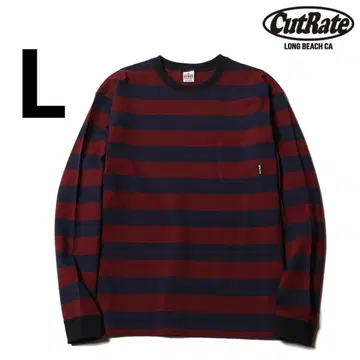 CutRate L/S BORDER T-SHIRT 보더 긴팔 셔츠