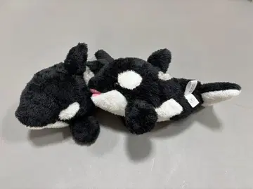 범고래 봉제 인형 2개 세트
