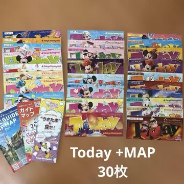 디즈니 Today MAP 30장 카운트다운 랜드 시