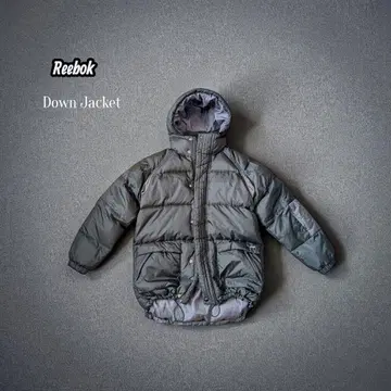 새상품급 00s 리복 눕시 다운 자켓 블랙 Tech
