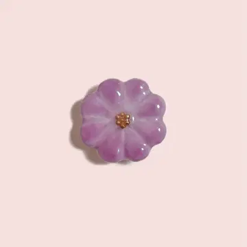 가을 국화 보라색 오비 고정 띠 브로치 퍼플 일본 의류 기모노