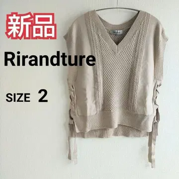 택 포함 새상품 Rirandture 리랜드트루 니트 사이즈 2