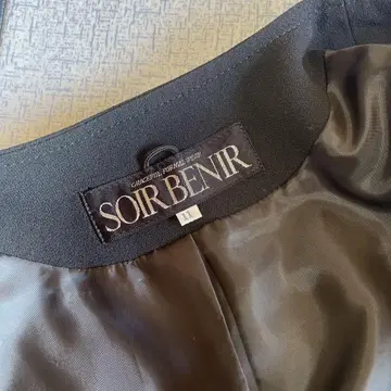 SOIR BENIE 블랙 원피스 자켓 세트