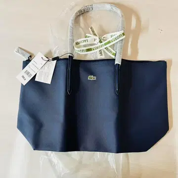 LACOSTE 네이비 핸드백