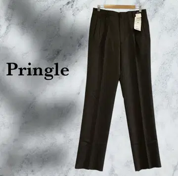 새상품 [ Pringle ] 팬츠 [ M ] 브라운 체크 골프 일본제