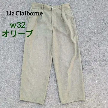 리즈 클레본 Liz Claiborne 투 턱 슬랙스 w32