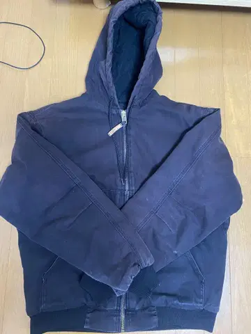 USA 구제 의류 BERNE 액티브형 후드티 자켓 덕 원단 짧은 기장