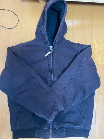 USA 구제 의류 BERNE 액티브형 후드티 자켓 덕 원단 짧은 기장