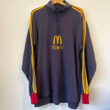 [ 레어 ] [ 새상품급 ] graniph 맥도날드 하프 지퍼 맨투맨