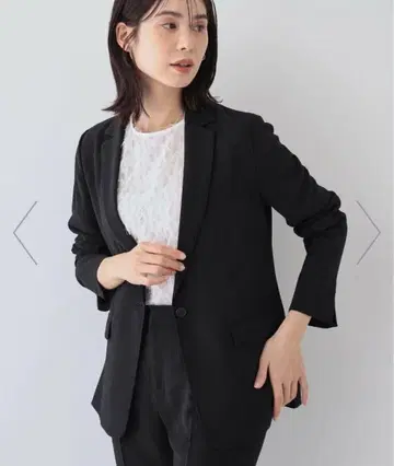 테일러드 자켓 블랙 사이즈 38 블랙.