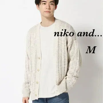 [ niko and - ] 니코앤드 MIX얀 시스루 니트 오버 사이즈