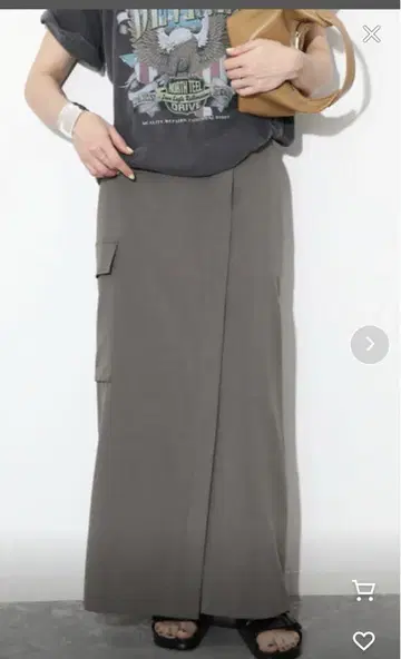 SLOBE IENA 타이트 카고 스커트