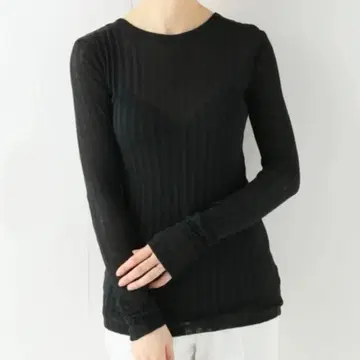 IENA LA BOUCLE 드라이 코튼 시어 리브 크루넥 풀오버