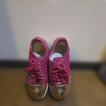 rady 핑크 퀼팅 스니커즈