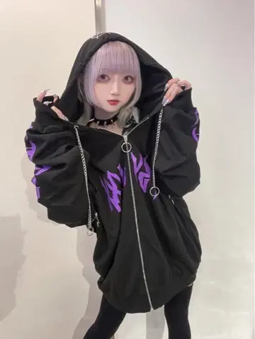 Psynyxx 마법진 후드티 뿔 없음