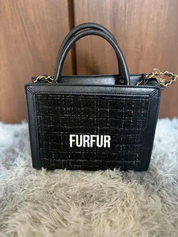 FURFUR 블랙 숄더백