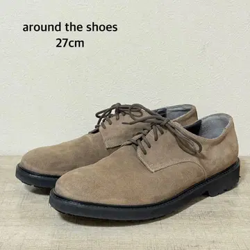 새상품급 around the shoes 스웨이드 로퍼 베이지 27