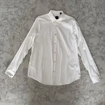 [ 새상품급 ] ARMANI EXCHANGE 슬림 화이트 셔츠 XL